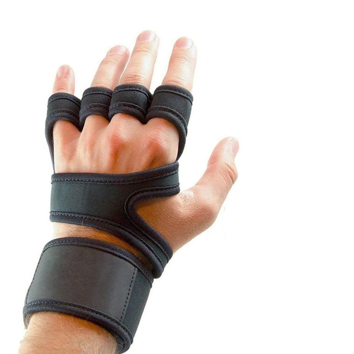 Havenholt Open Back Fingerless Gym Gloves