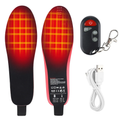 Rechargeable Heated Shoe Insoles for Winter with Ultra Thin Heating Panels
