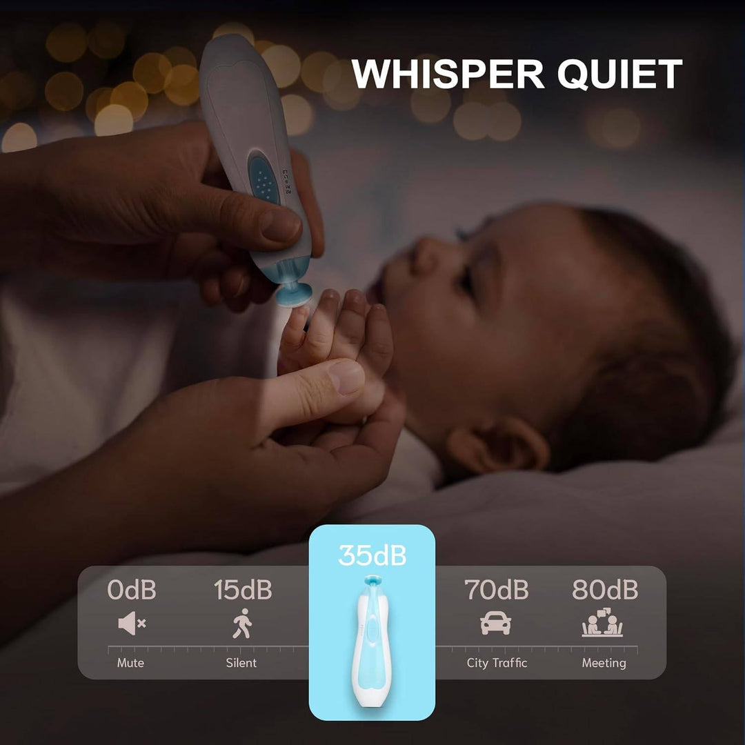 Havenholt 21-in-1 Electric Baby Nail Trimmer with LED Light