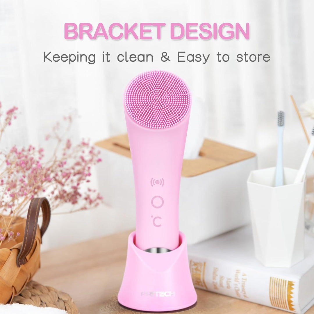 Havenholt Silicone Facial Cleansing Brush with Heat Massage