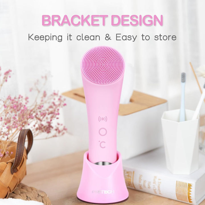 Havenholt Silicone Facial Cleansing Brush with Heat Massage
