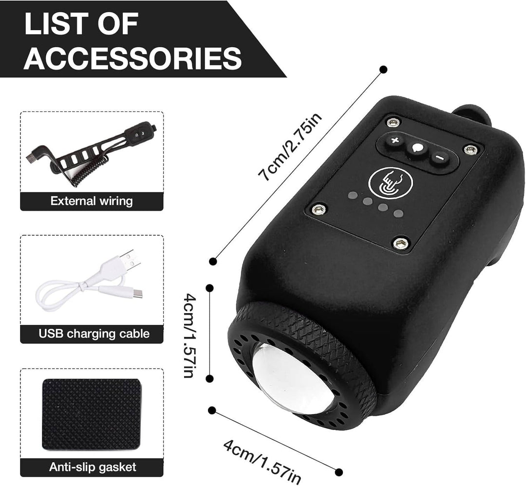 Havenholt IPX5 Waterproof Bike Horn with Floodlight