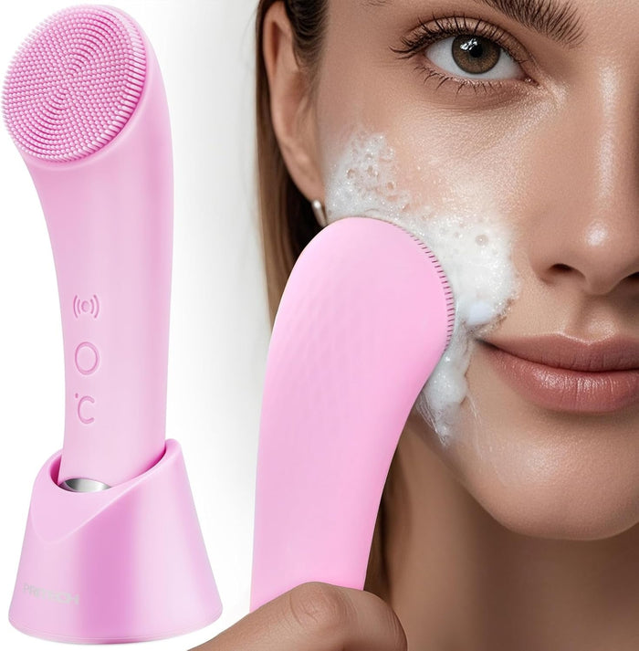 Havenholt Silicone Facial Cleansing Brush with Heat Massage
