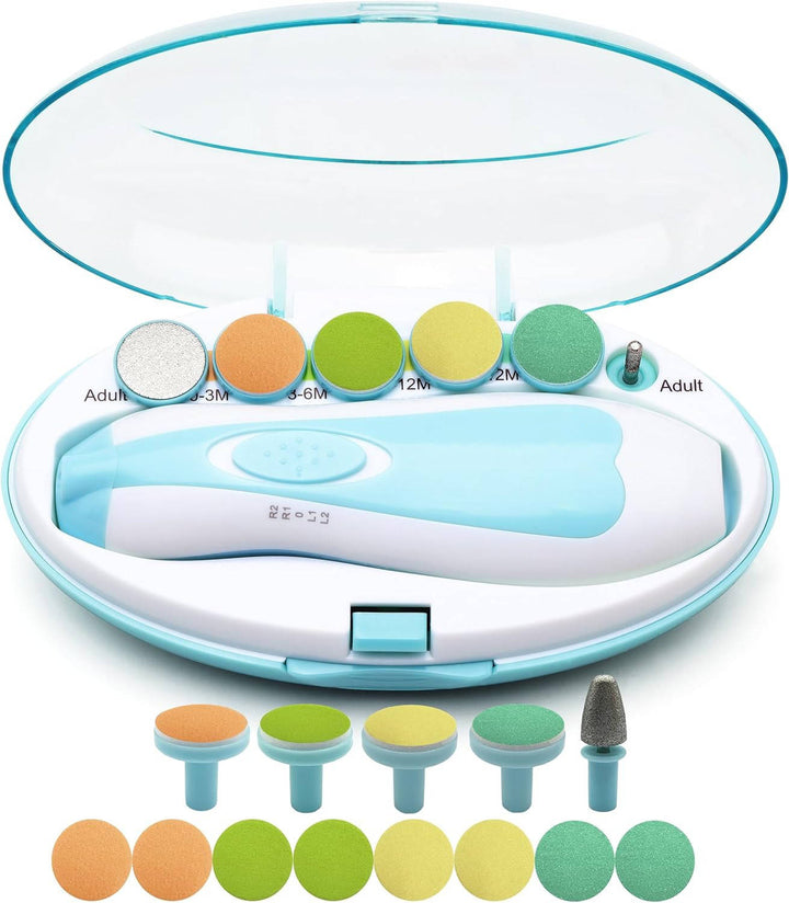 Havenholt 21-in-1 Electric Baby Nail Trimmer with LED Light
