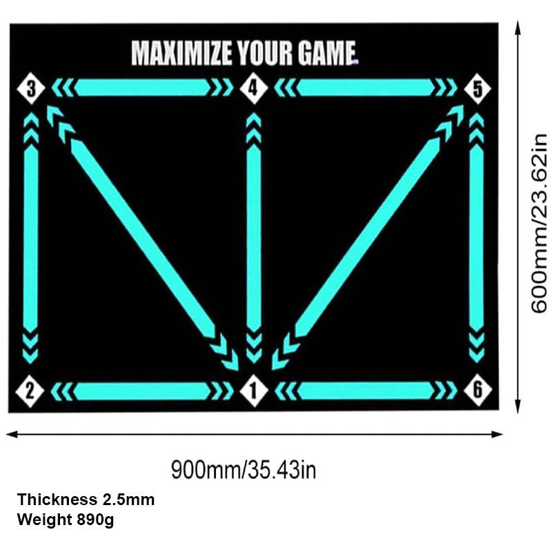 Havenholt Football Training Mat for Home Footwork