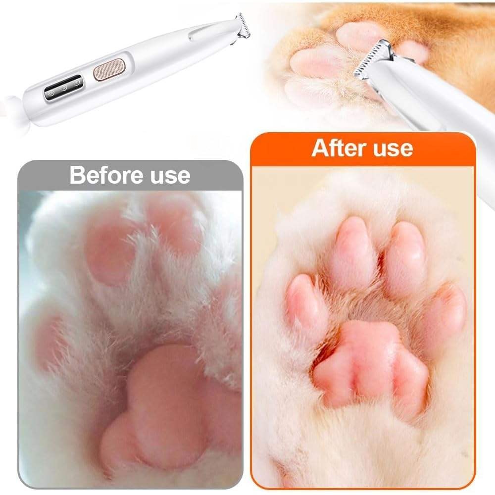 Havenholt Quiet Waterproof LED Pet Paw Trimmer