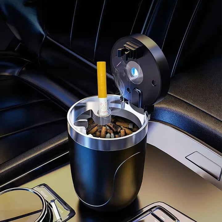 Havenholt Smokeless Car Ashtray with LED and Auto Lid