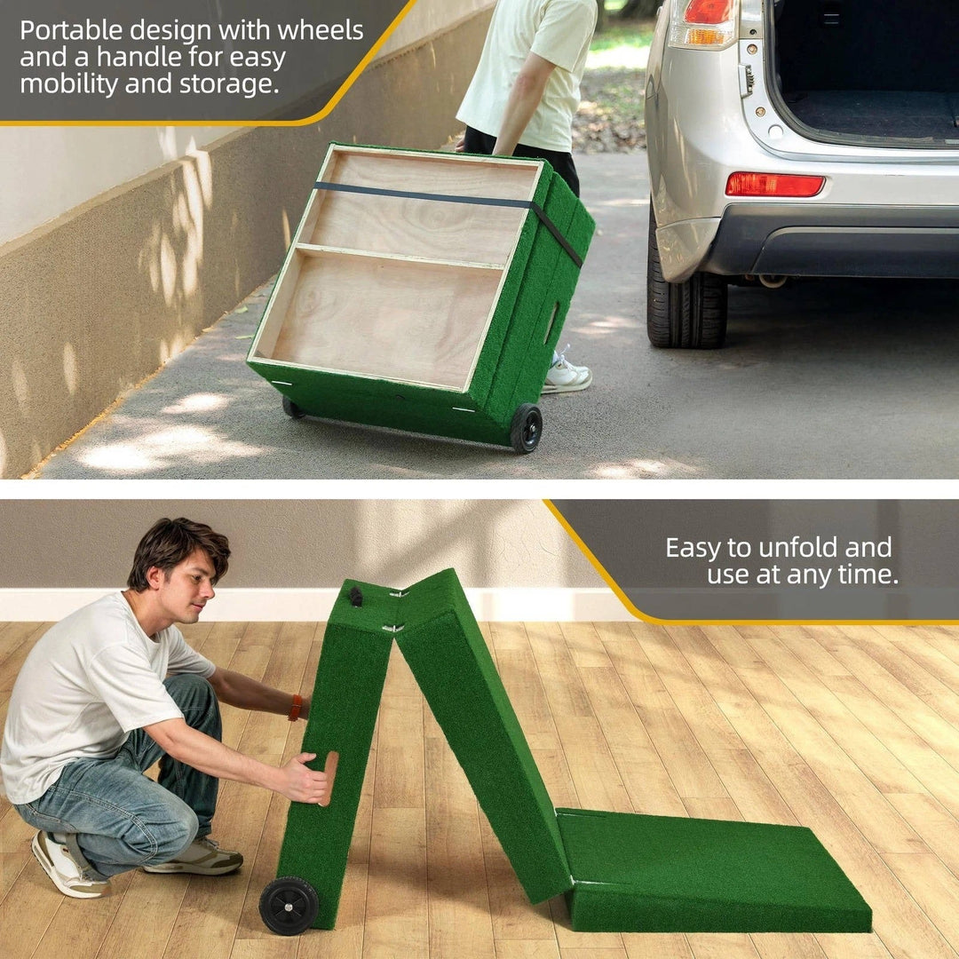 Portable Baseball Pitching Mound, Lightweight Portable Pitchers Mound for Baseball Practice and Training