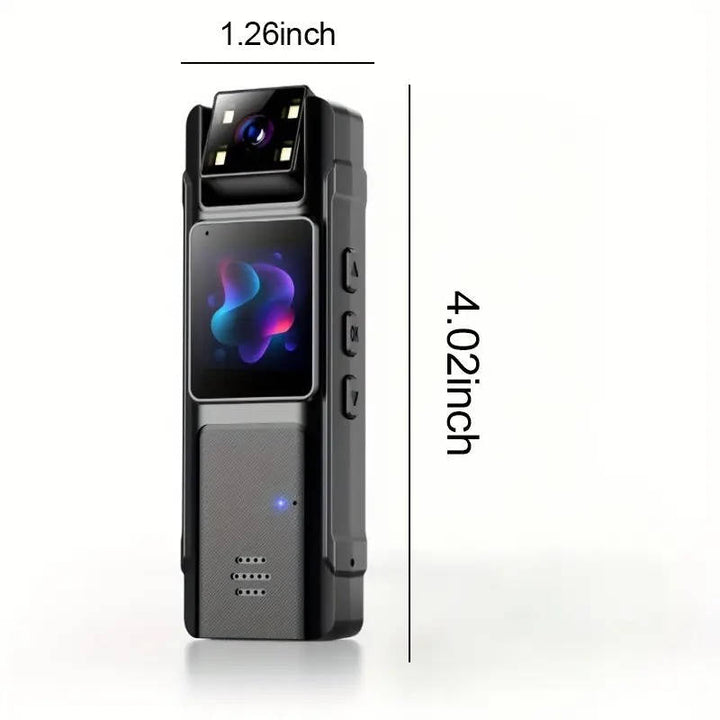 Havenholt 1080p Wearable Body Camera with 180° Rotating Lens