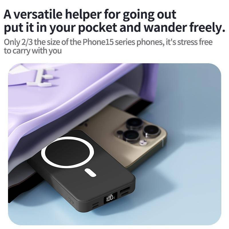 Havenholt 10,000mAh Magnetic Power Bank with Foldable Stand