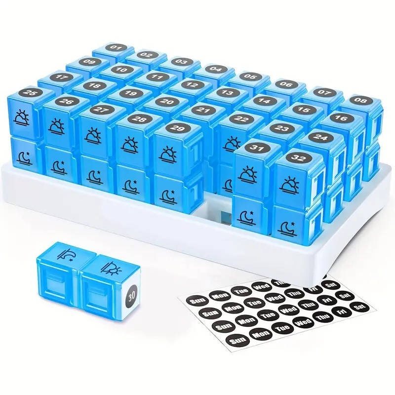 Havenholt 31-Day AM/PM Pill Organiser with Case