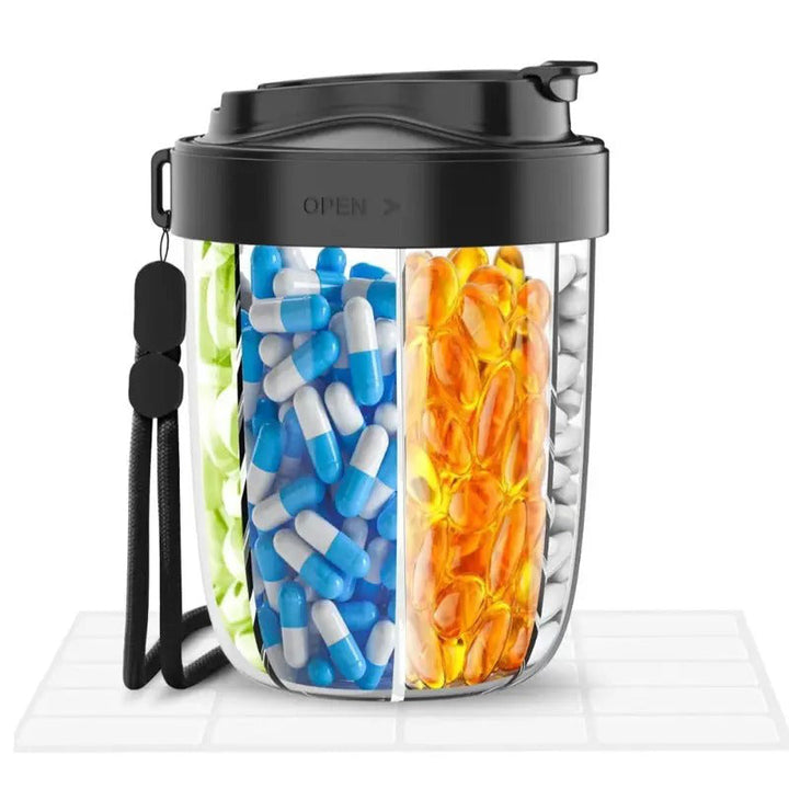 Havenholt Large Pill Organiser with 4 Compartments