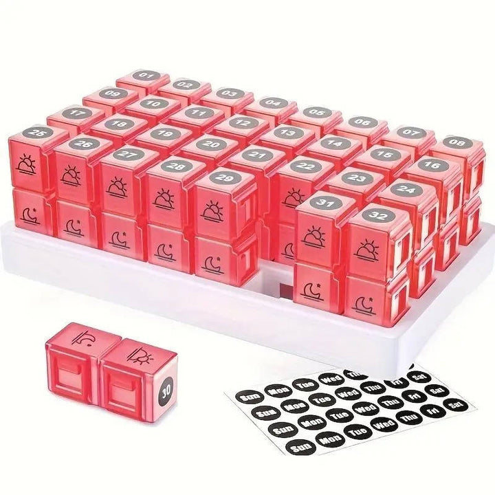 Havenholt 31-Day AM/PM Pill Organiser with Case