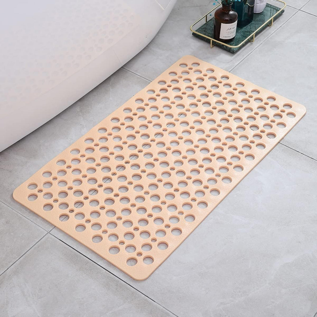 Textured Shower Mat with Bacterial Resistance and Non-Slip Grip