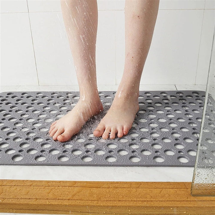 Non Slip Shower Mat with Textured Surface and Antibacterial Finish