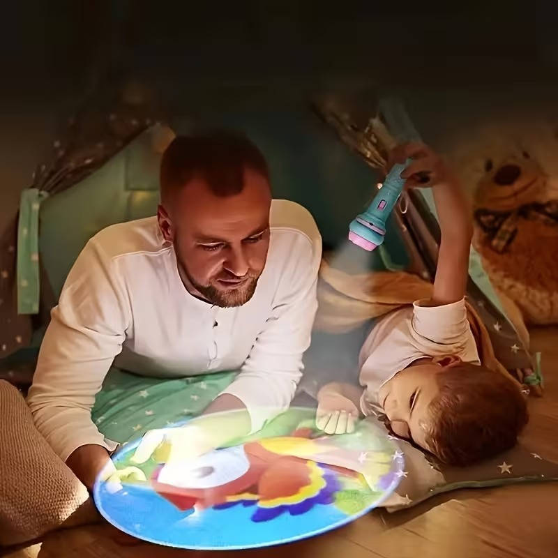 Havenholt Projector Torch Toy with Dinosaur and Animal Slides
