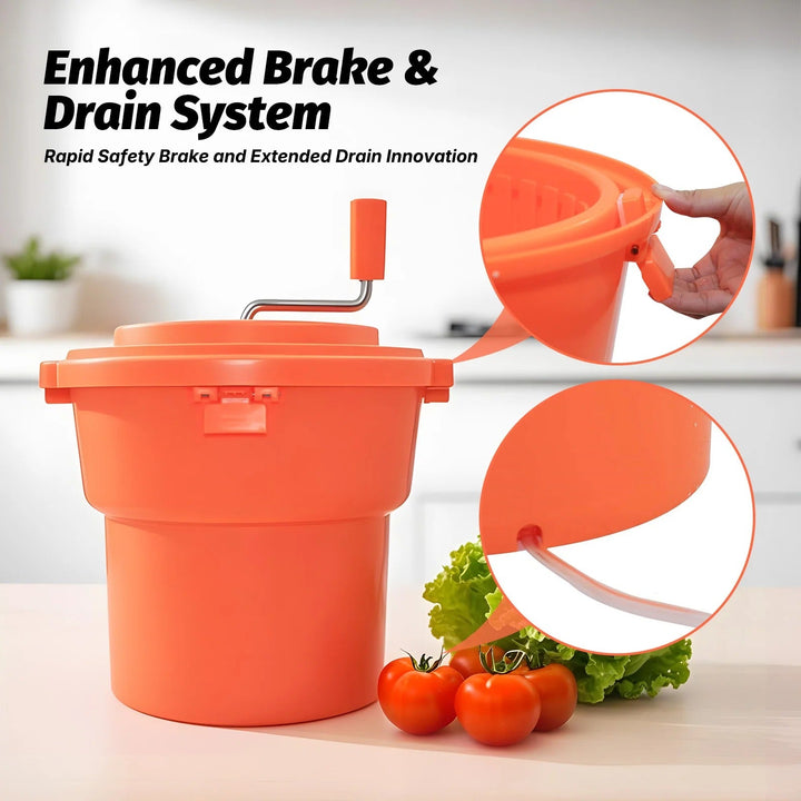 Havenholt Large Commercial Salad Spinner with Handle