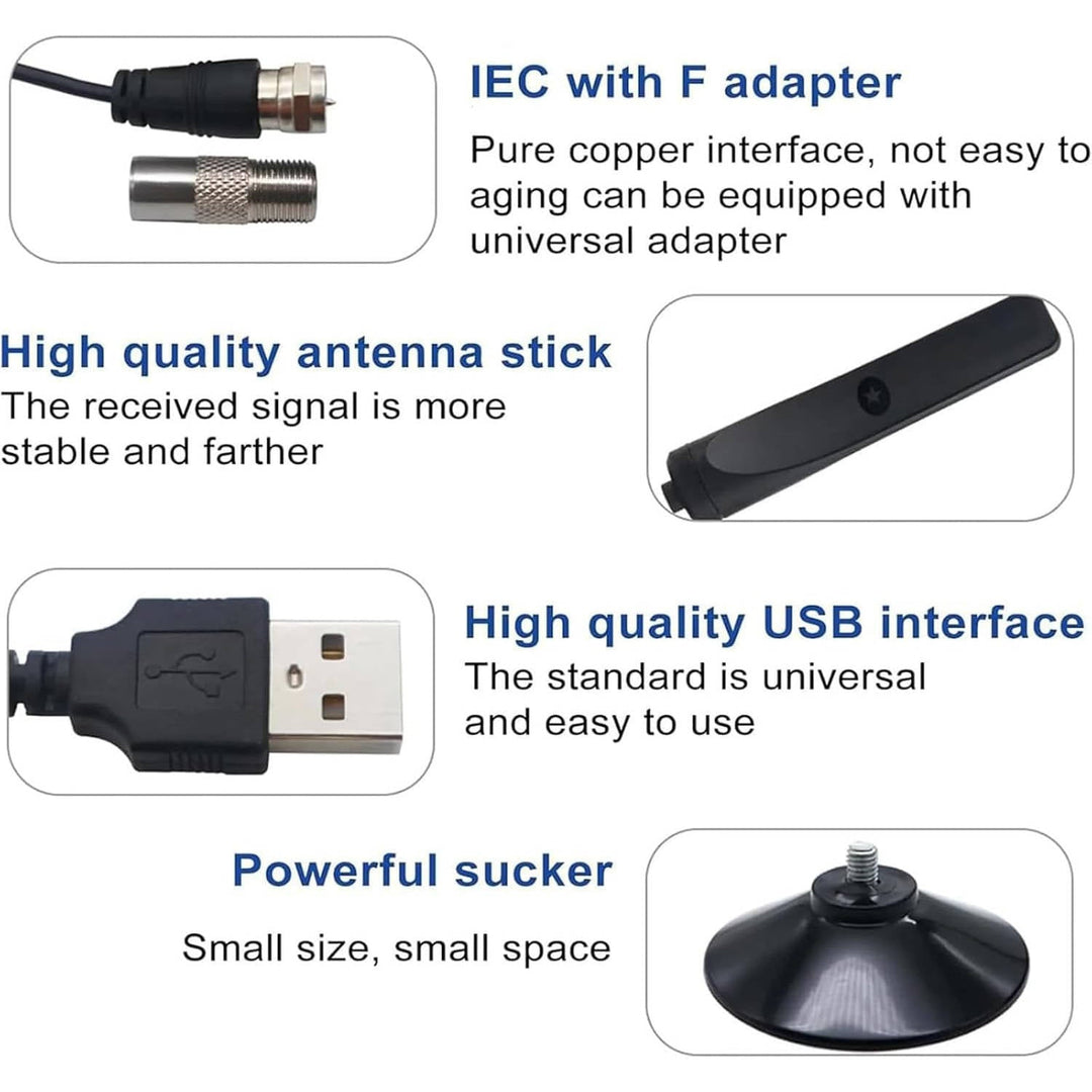 Havenholt Indoor Digital TV Aerial with Signal Amplifier