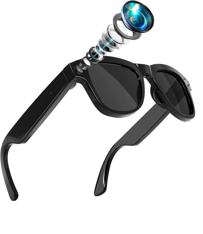 Havenholt Smart Glasses with Video Camera and Bluetooth Audio