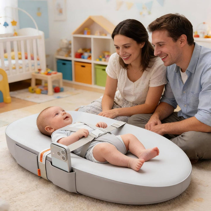 Havenholt Wipeable Baby Changing Mat with Phone Holder