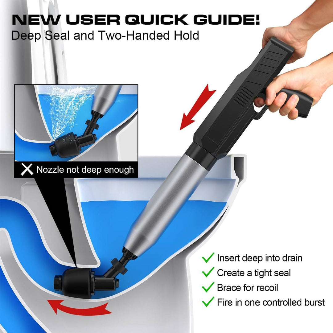 Havenholt High-Pressure Electric Toilet Plunger