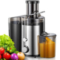 800W Centrifugal Juicer Extractor, Stainless Steel Juicer Machine with 3 Inch Wide Feed Chute for Fruits and Vegetables