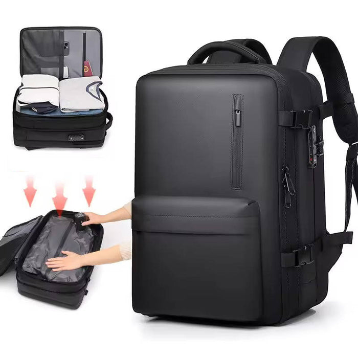 Large Capacity Vacuum Compressed Travel Backpack