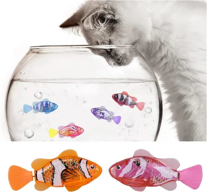 Havenholt Motion-Activated Light-Up Swimming Fish Cat Toy