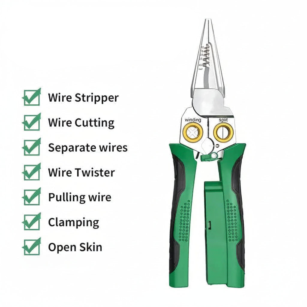 Havenholt 8 in 1 Wire Stripper Pliers with LED Light