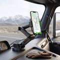 Dashboard Phone Mount with 16.9in Extended Arm and 360 Degree Rotation for Trucks