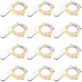 100 Pack Waterproof Mini LED Fairy String Lights with Flexible Silver Wire for Weddings and Party Decor