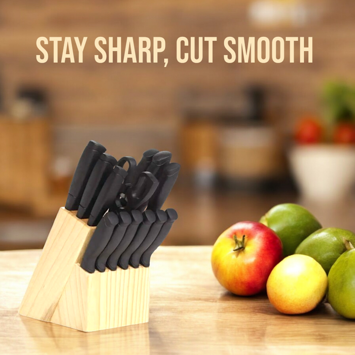 Havenholt 22-Piece Knife Block Set with High-Carbon Blades