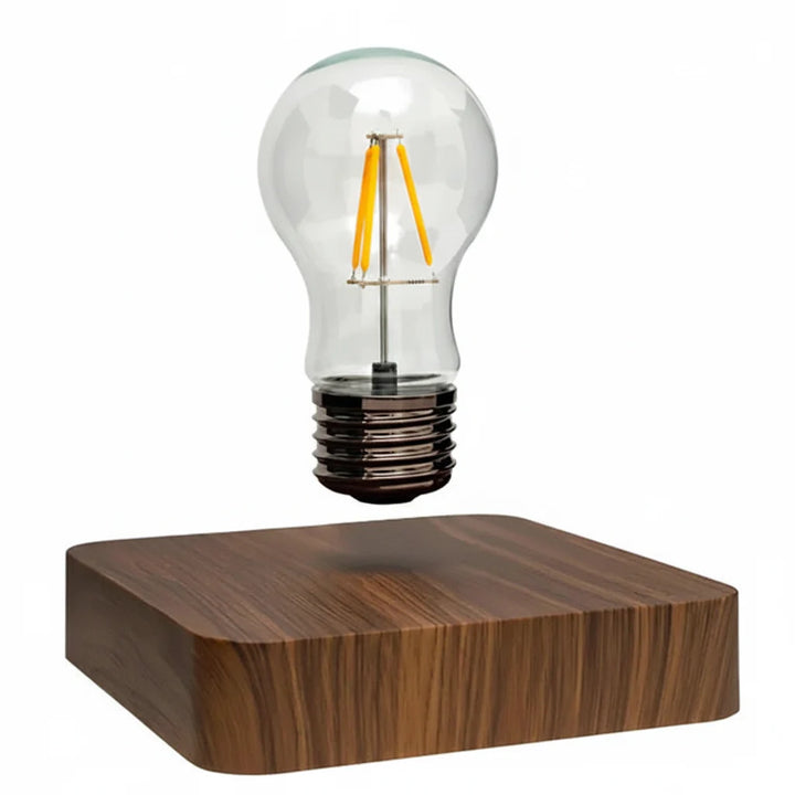 Havenholt Levitating Bulb Lamp with Walnut Base