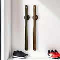 Extra Long Shoe Horn with Smooth Curved Surface and Comfortable Grip Handle