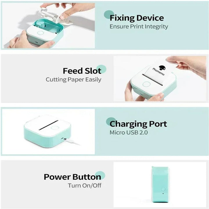 Havenholt Inkless Bluetooth Mini Thermal Printer