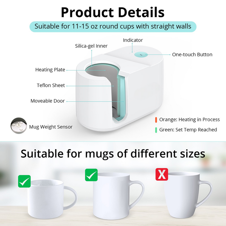 Havenholt One-Touch Automatic Mug Press