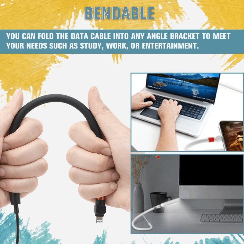 Havenholt Foldable Phone Charging Lead with Built-In Stand