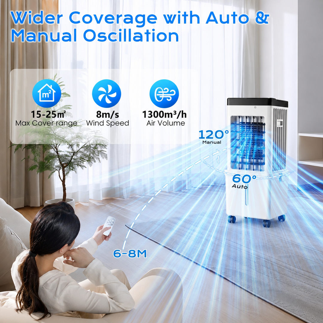 Havenholt Evaporative Air Cooler with 12L Tank and Remote