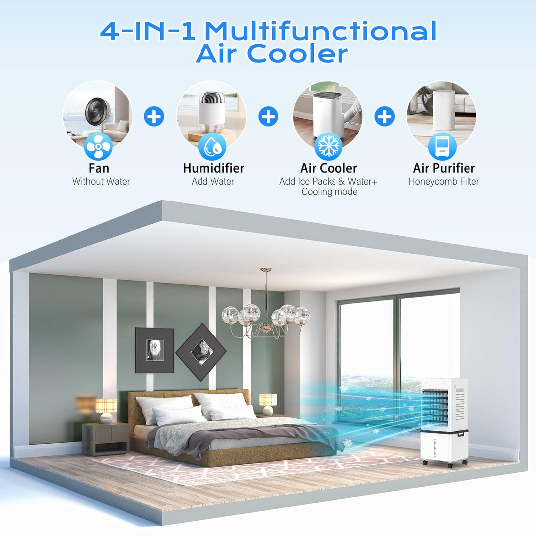 Havenholt Evaporative Air Cooler with 12L Tank and Remote