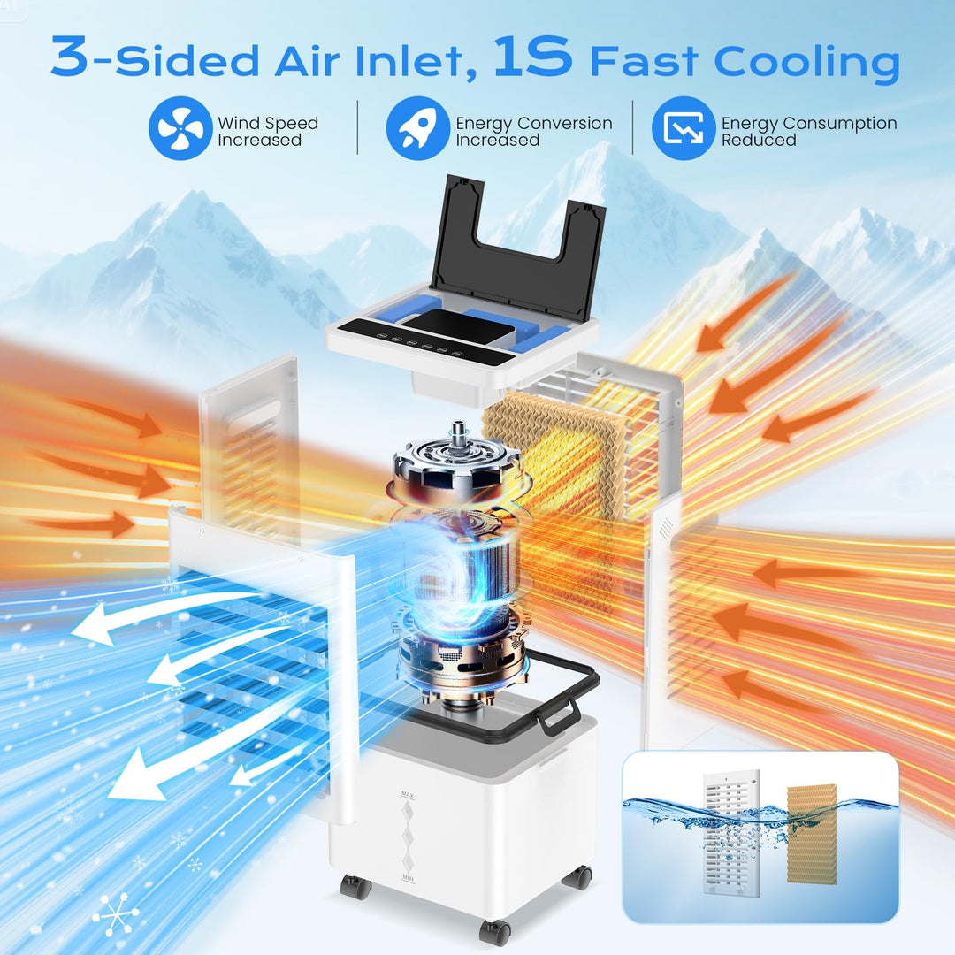 Havenholt Evaporative Air Cooler with 12L Tank and Remote