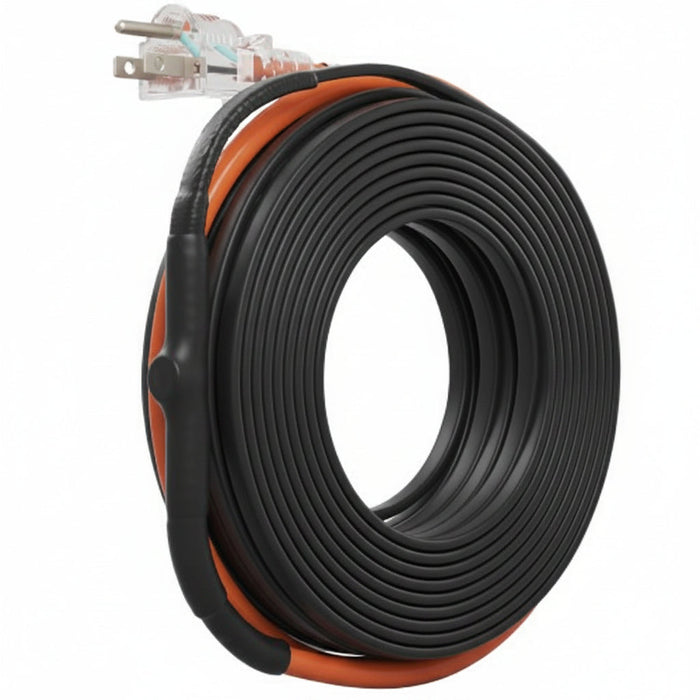 Self-Regulating Heat Cable for Pipe Freeze Protection in Cold Weather
