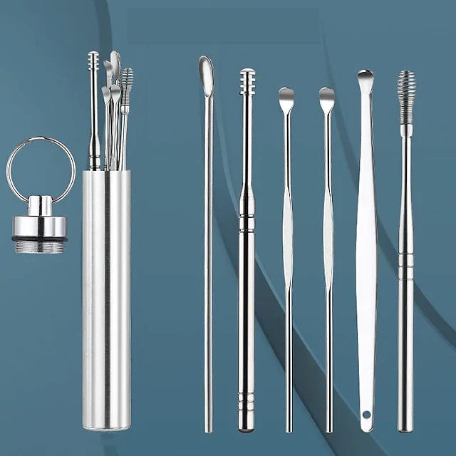 Havenholt 6-in-1 Ear Pick Set with Keyring Case