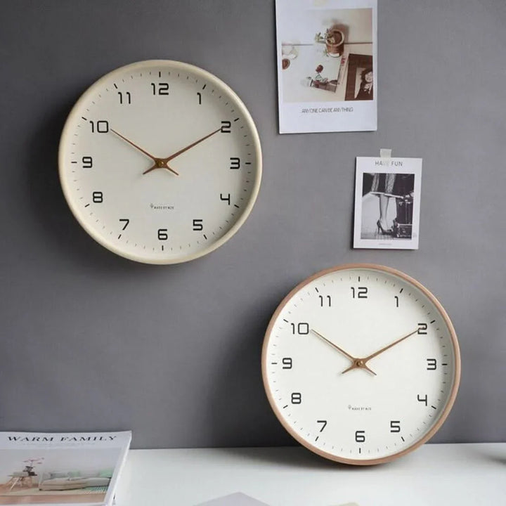 Havenholt Scandinavian Timber Wall Clock