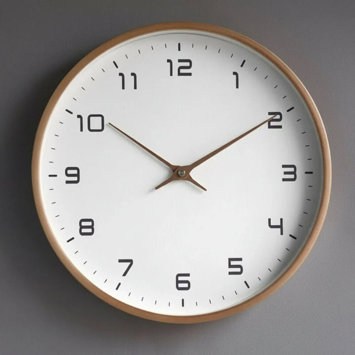 Havenholt Scandinavian Timber Wall Clock