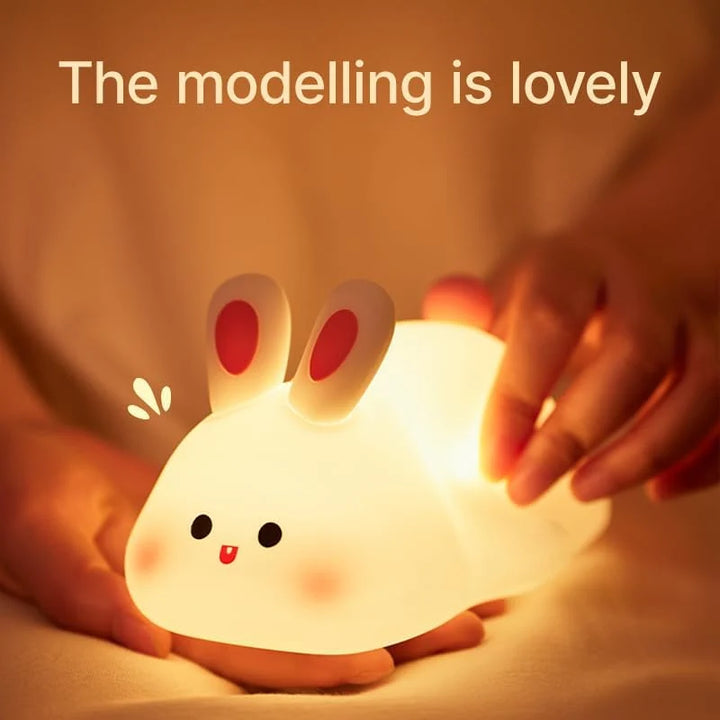 Havenholt Silicone Bunny Night Light with Touch Control