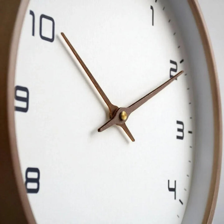 Havenholt Scandinavian Timber Wall Clock