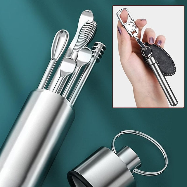 Havenholt 6-in-1 Ear Pick Set with Keyring Case