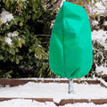 Breathable Plant Frost Cover with Zipper and Drawstring Closure