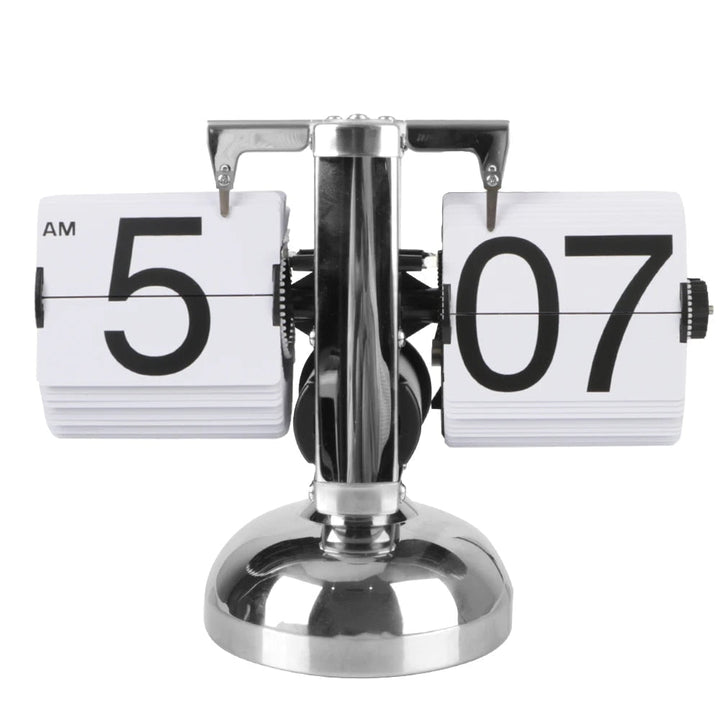 Havenholt Retro Flip Desk Clock with Silent Quartz Movement