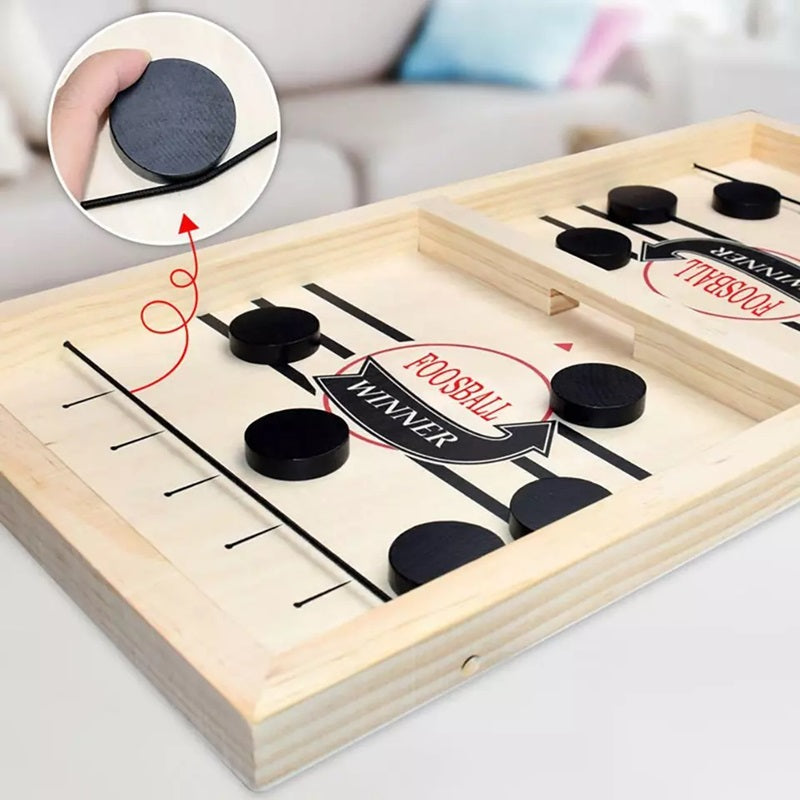 Havenholt Solid Wood Fast Sling Puck Game